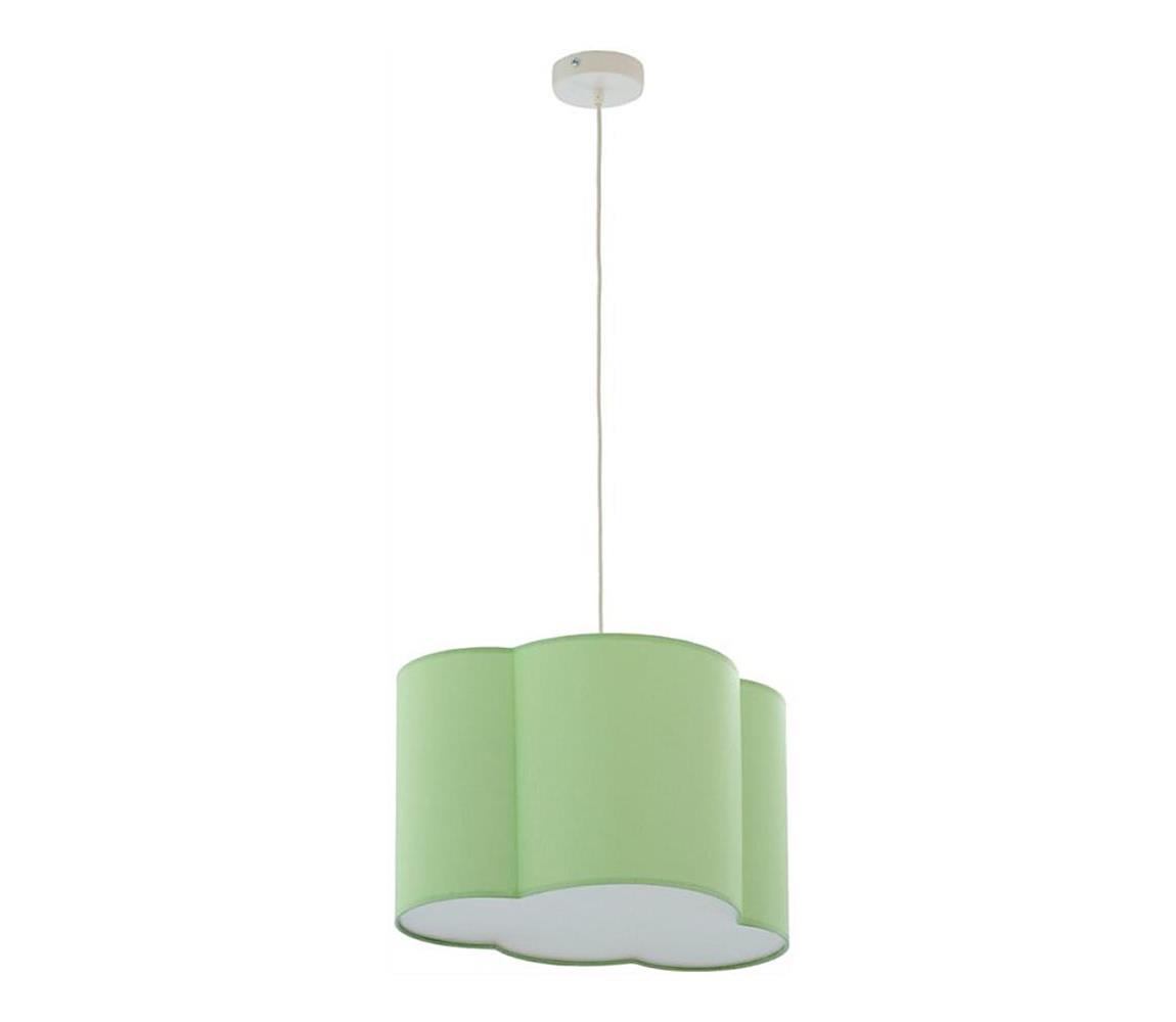 Lustră pe cablu CLOUD 1xE27/25W/230V verde