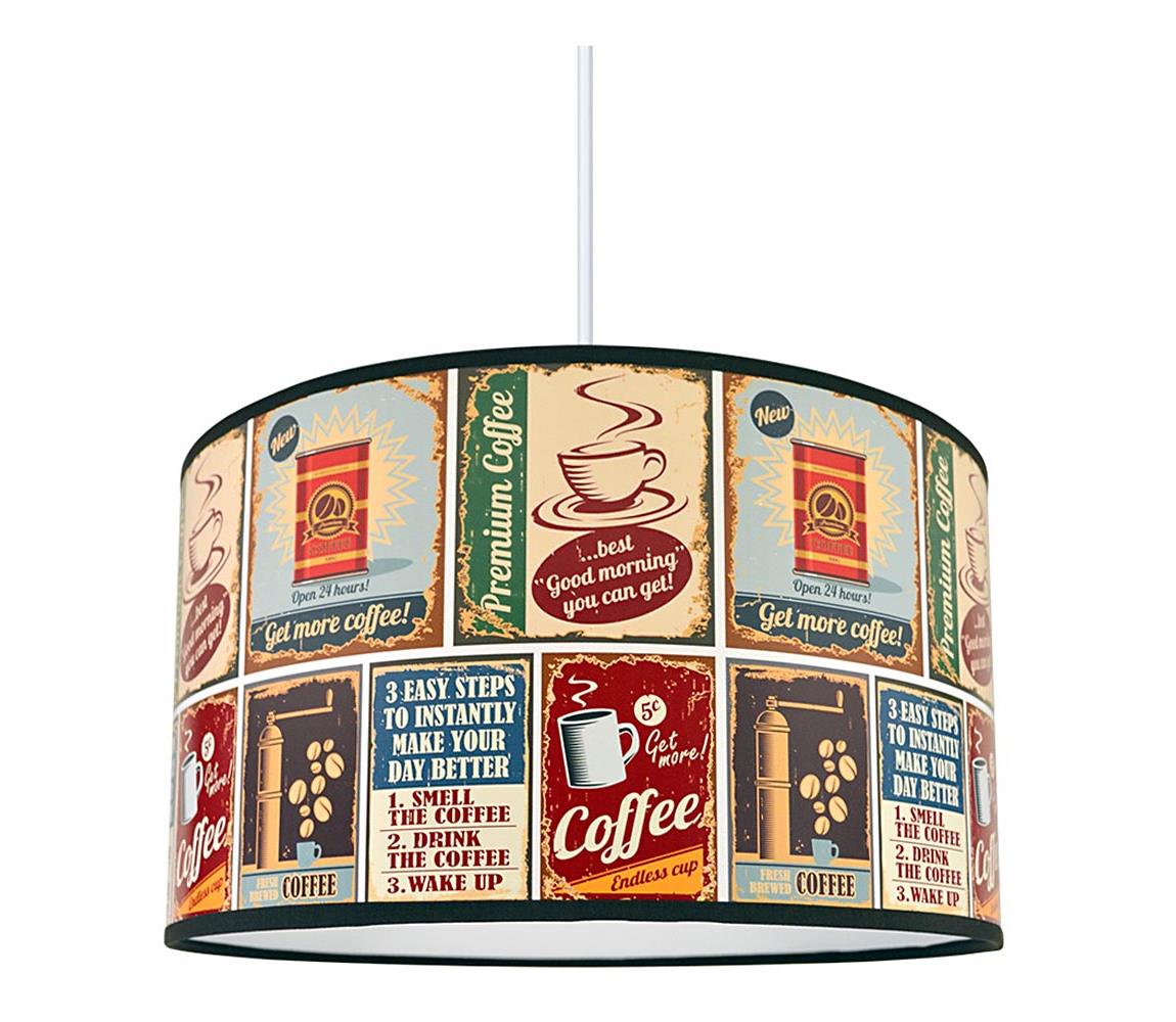 Lustră pe cablu COFFEE 1xE27/60W/230V