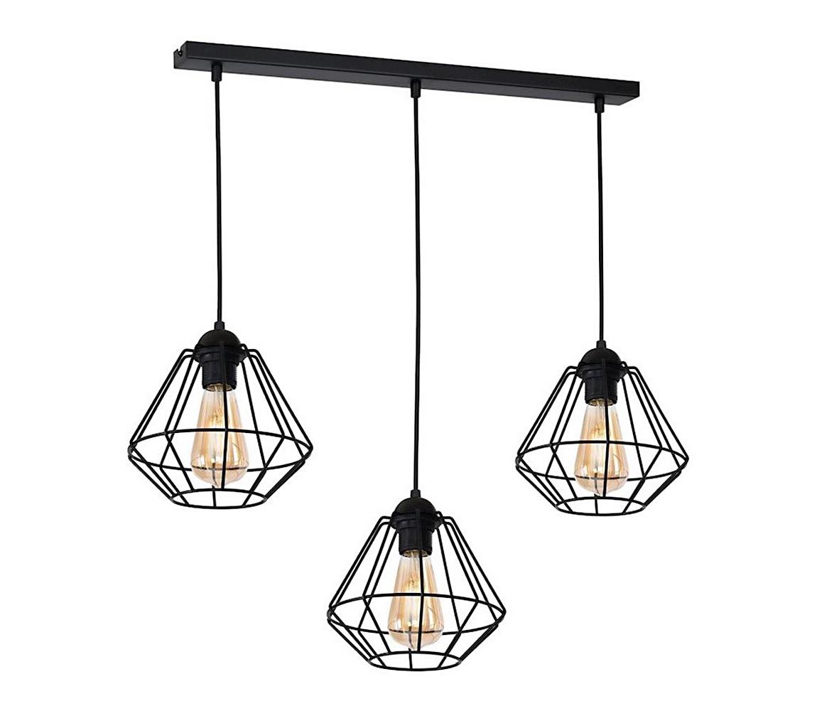 Lustră pe cablu COLIN 3xE27/60W/230V
