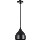 Lustră pe cablu COMO 1xE27/60W/230V d. 17 cm negru