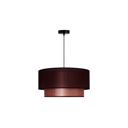 Lustră pe cablu COPPER Duolla SHINY 1xE27/15W/230V d. 45 cm maro/cupru