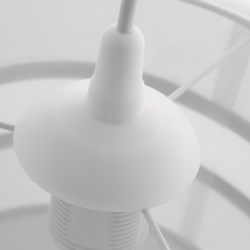 Lustră pe cablu CORAL S 1xE27/60W/230V alb