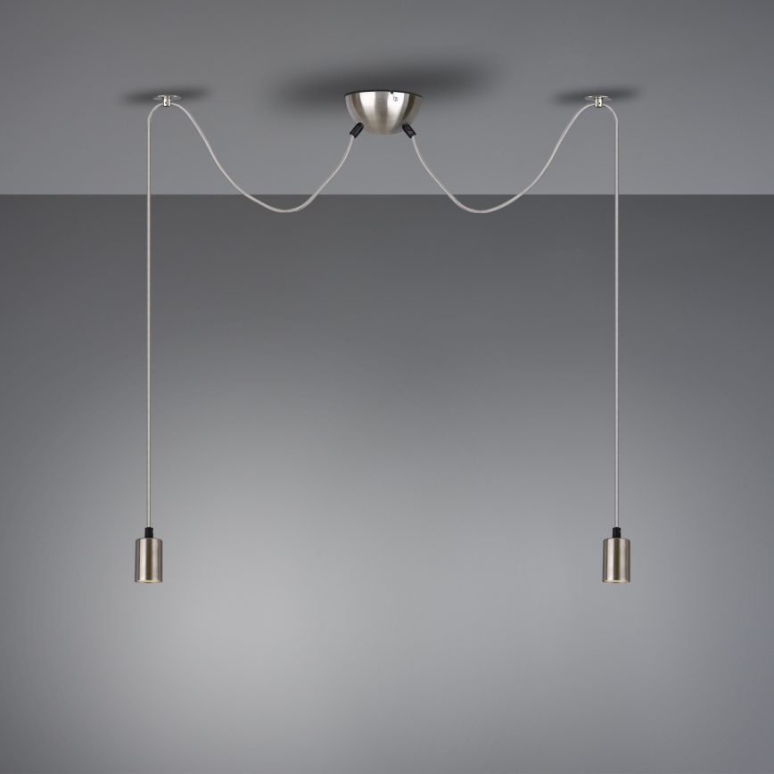 Lustră pe cablu CORD 2xE27/60W/230V Trio