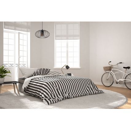 Lustră pe cablu CORRINI 1xE27/60W/230V d. 34 cm negru/gri