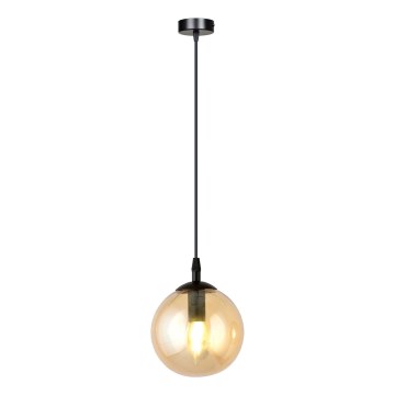 Lustră pe cablu COSMO 1xE14/10W/230V d. 14 cm negru/bej