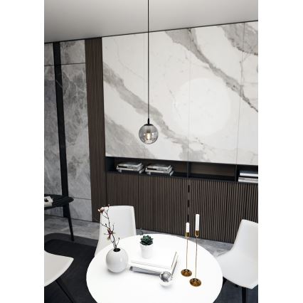 Lustră pe cablu COSMO 1xE14/10W/230V d. 14 cm negru/gri