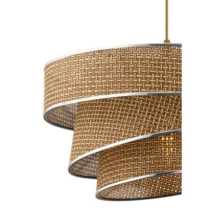 Lustră pe cablu COUPER 1xE27/60W/230V maro/crom lucios