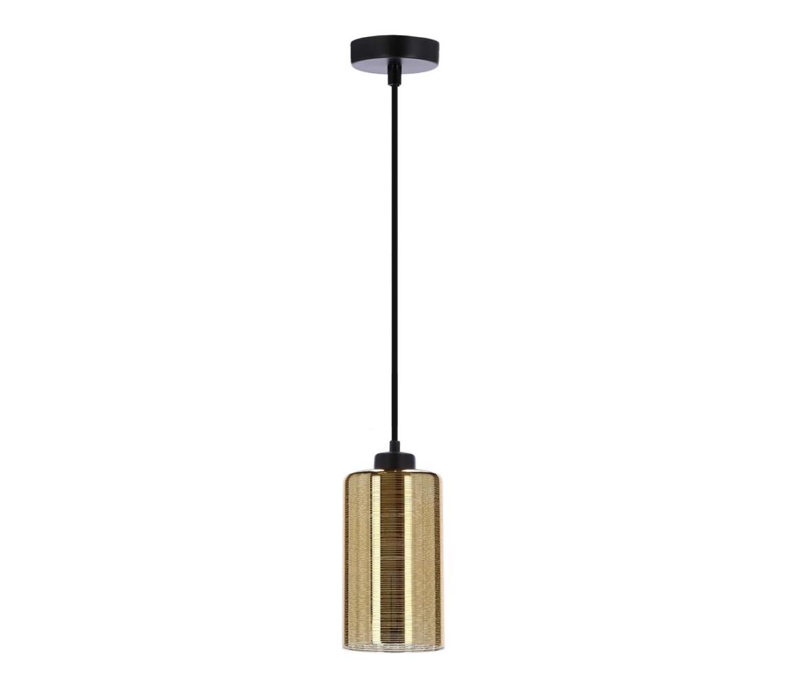Lustră pe cablu COX 1xE27/60W/230V auriu