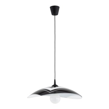 Lustră pe cablu CZANI 1xE27/15W/230V, neagră