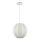 Lustră pe cablu DANA 1xE27/15W/230V, Ø 25 cm, alb