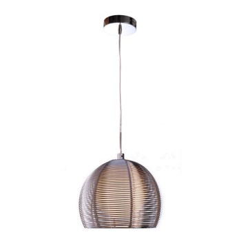 Lustră pe cablu Deko-Light 342029 FILO 1xG9/40W/230V d. 16 cm argintiu