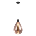 Lustră pe cablu DENSO 1xG9/5W/230V Ø 20 cm cupru/negru