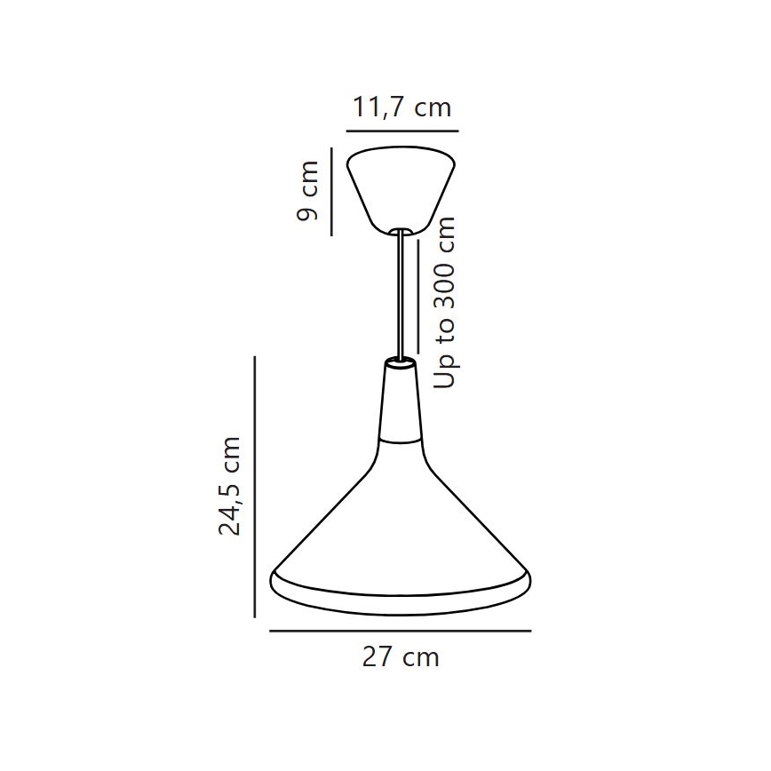 Lustră pe cablu DFTP by Nordlux NORI 1xE27/40W/230V