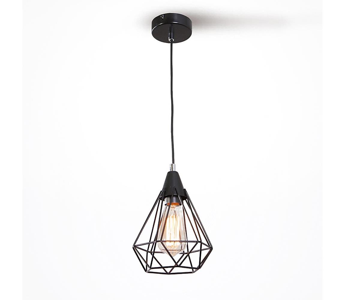 Lustră pe cablu DIAMOND 1xE27/60W/230V 17 cm