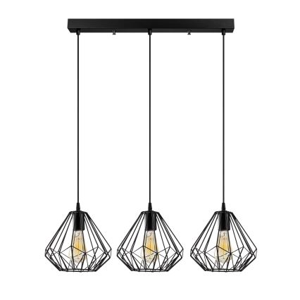 Lustră pe cablu DIAMOND 3xE27/100W/230V
