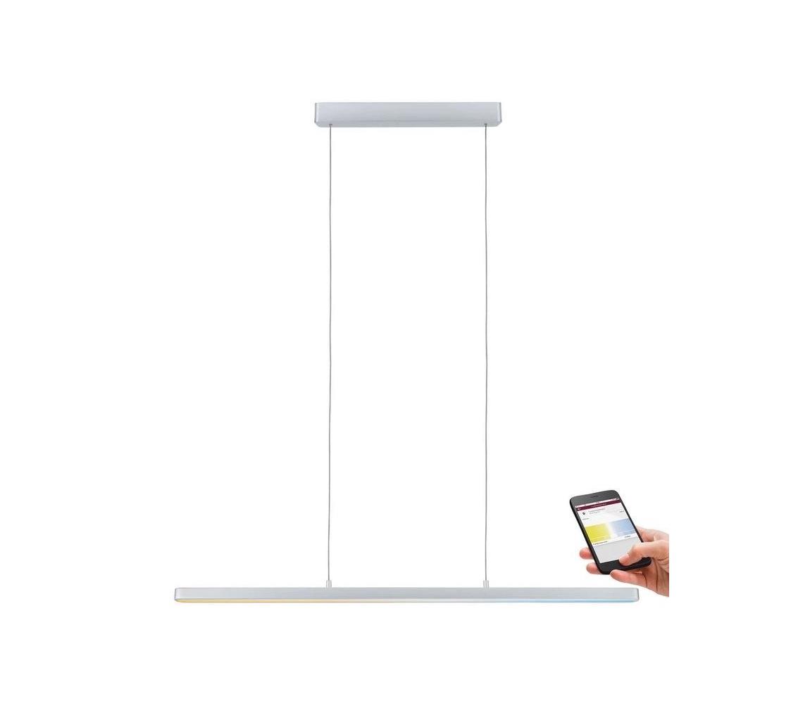 Lustră pe cablu dimabilă LED/43W SMART LENTO 230V 2700-6000K Paulmann 79902