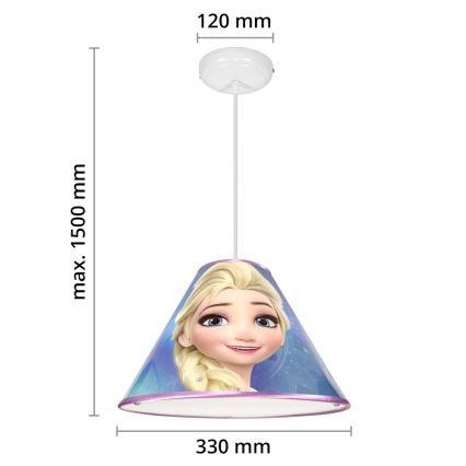 Lustră pe cablu DISNEY FROZEN 1xE27/40W/230V