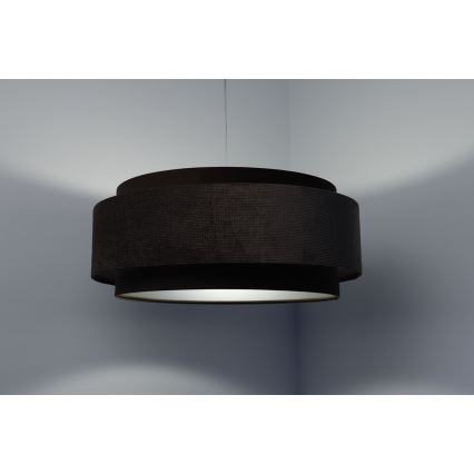 Lustră pe cablu DOBLO 1xE27/60W/230V d. 60 cm maro/argintiu