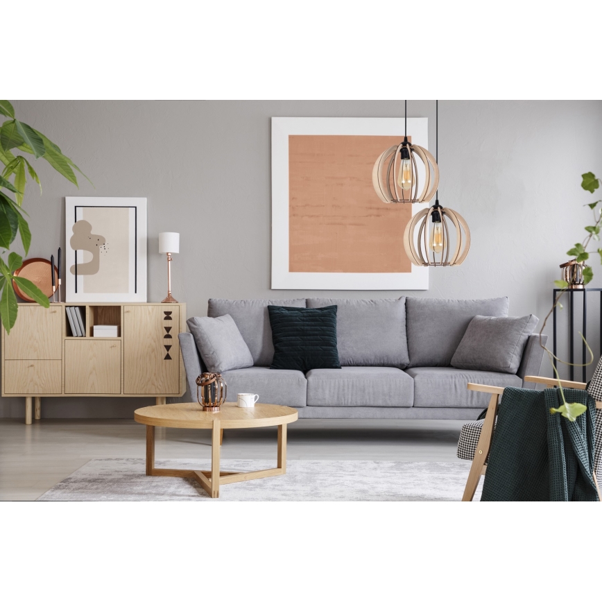 Lustră pe cablu DORO 2xE27/60W/230V