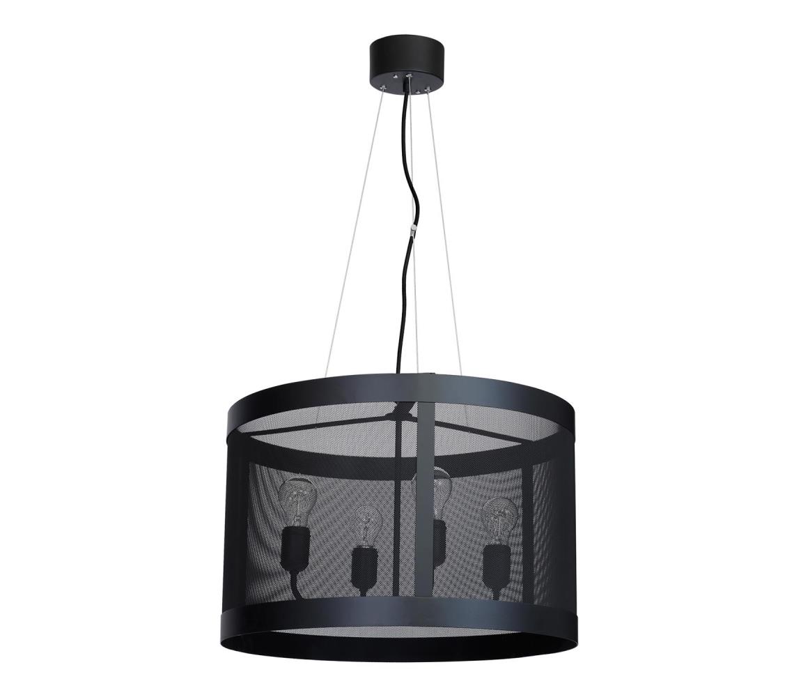 Lustră pe cablu DRUM 4xE27/60W/230V