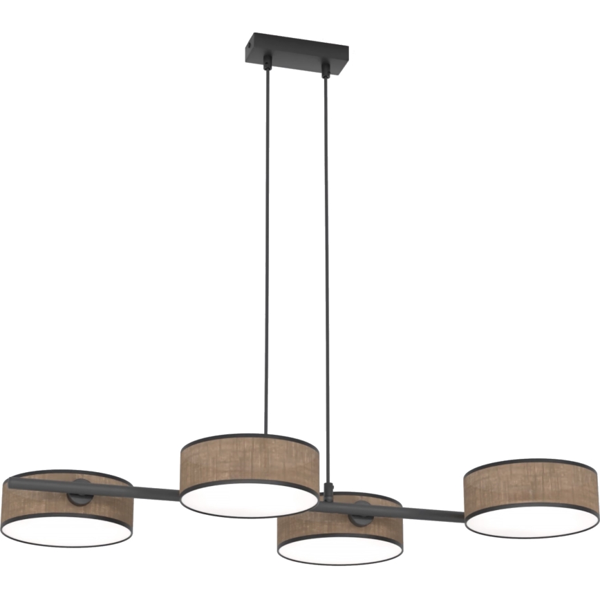 Lustră pe cablu DRUMZ, 4xE14/10W/230V, maro