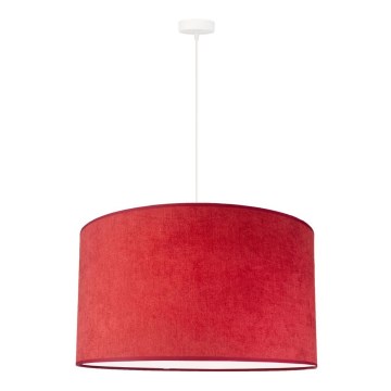 Lustră pe cablu Duolla BRISTOL 1xE27/40W/230V d. 45 cm roșu
