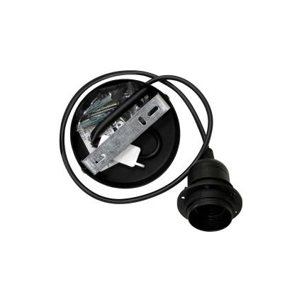 Lustră pe cablu Duolla DOUBLE 1xE27/15W/230V d. 40 cm gri