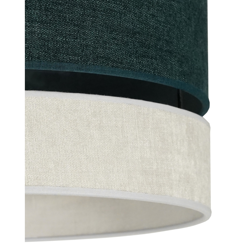 Lustră pe cablu Duolla DOUBLE 1xE27/15W/230V d. 40 cm verde/gri