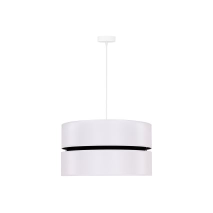 Lustră pe cablu Duolla DUO 1xE27/15W/230V d. 40 cm alb/negru