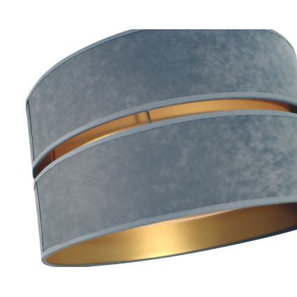 Lustră pe cablu Duolla DUO 1xE27/15W/230V d. 40 cm gri