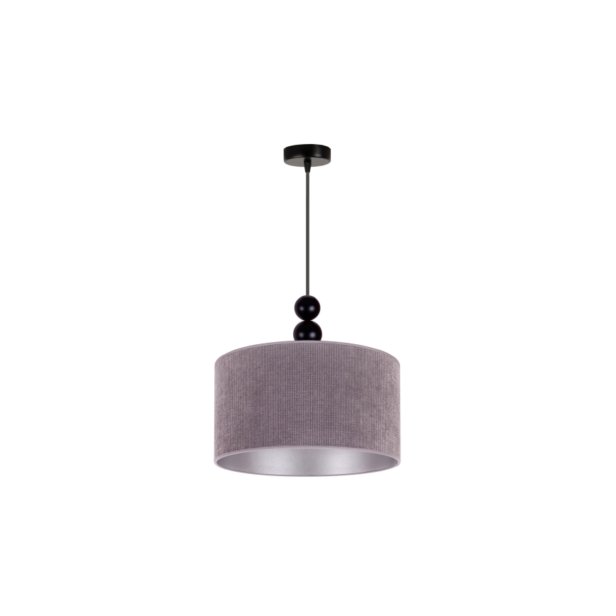 Lustră pe cablu Duolla LYON 1xE27/15W/230V d. 40 cm gri
