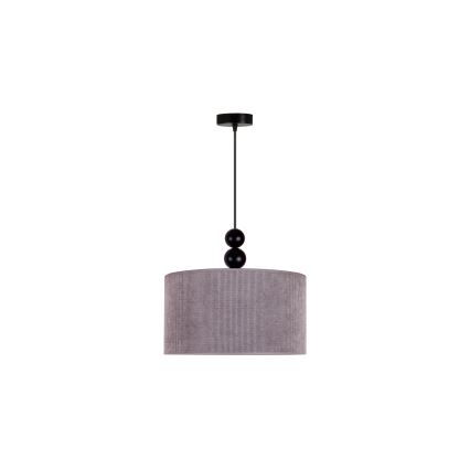 Lustră pe cablu Duolla LYON 1xE27/15W/230V d. 40 cm gri