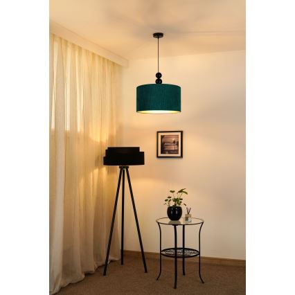 Lustră pe cablu Duolla LYON 1xE27/15W/230V d. 40 cm verde