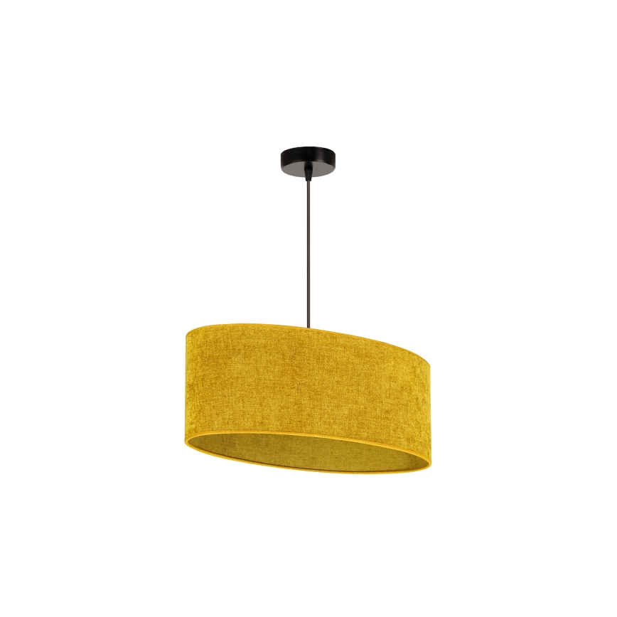 Lustră pe cablu Duolla OVAL 1xE27/15W/230V maro