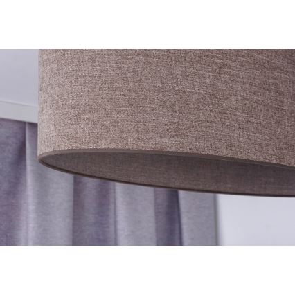 Lustră pe cablu Duolla OVAL 1xE27/15W/230V maro