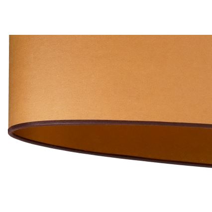 Lustră pe cablu Duolla OVAL VEGAN 2xE27/15W/230V maro