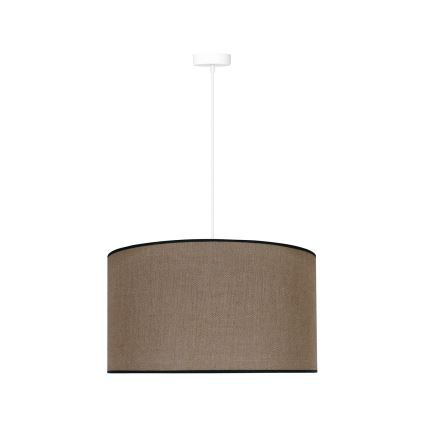 Lustră pe cablu Duolla ROLLER 1xE27/15W/230V d. 40 cm maro/negru