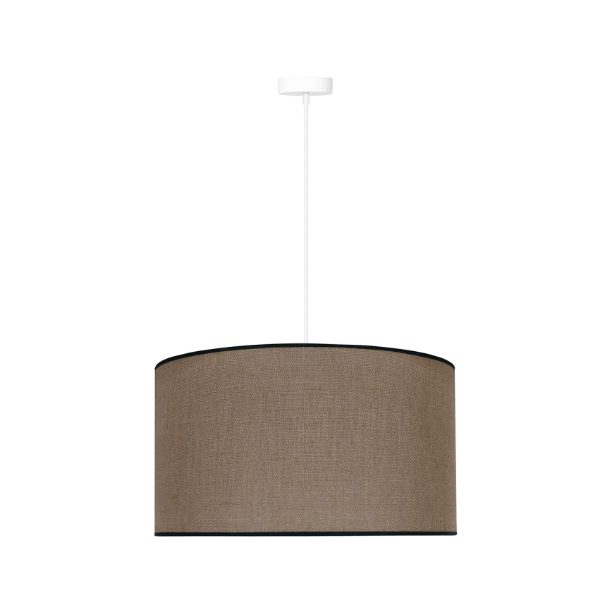 Lustră pe cablu Duolla ROLLER 1xE27/15W/230V d. 40 cm maro/negru