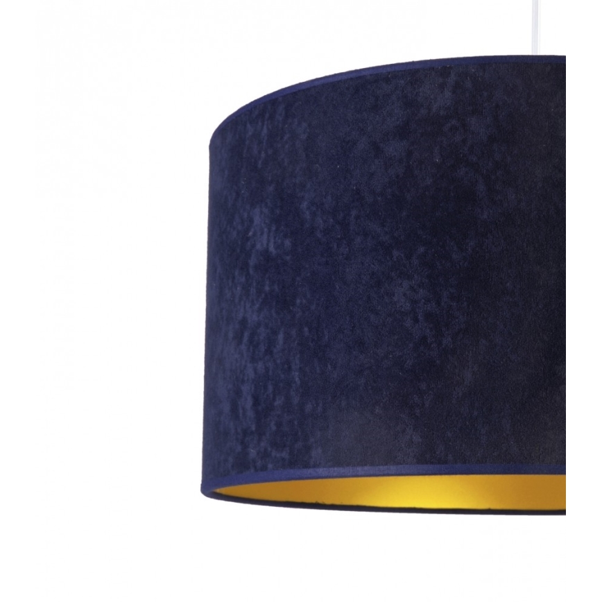 Lustră pe cablu Duolla ROLLER 1xE27/40W/230V d. 40 cm albastru