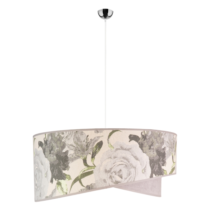 Lustră pe cablu Duolla ROYAL 1xE27/40W/230V d. 50 cm gri