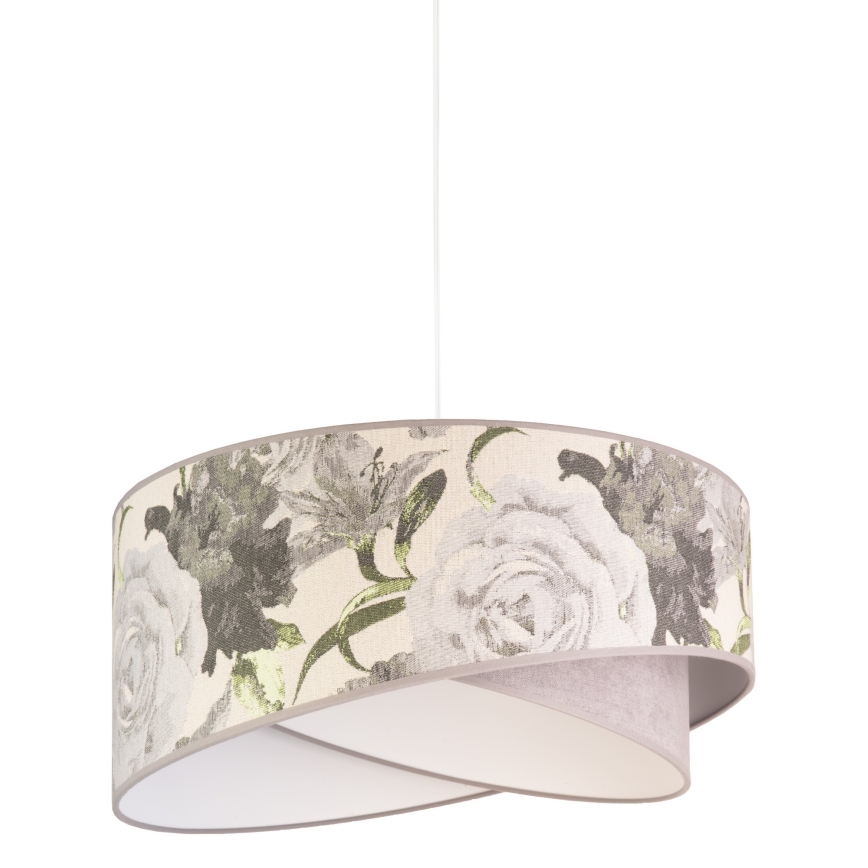 Lustră pe cablu Duolla ROYAL 1xE27/40W/230V d. 50 cm gri