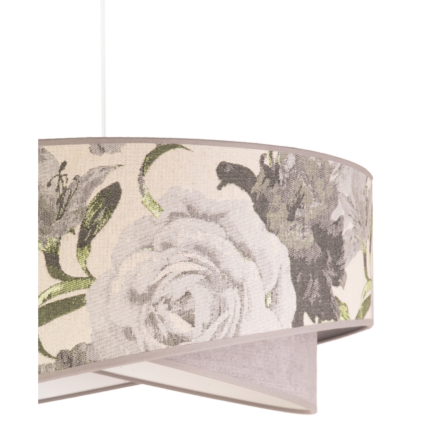 Lustră pe cablu Duolla ROYAL 1xE27/40W/230V d. 50 cm gri