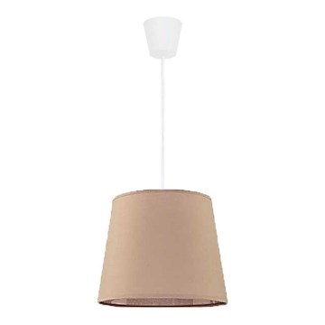 Lustră pe cablu Duolla SOLO 1xE27/40W/230V d. 24 cm bej