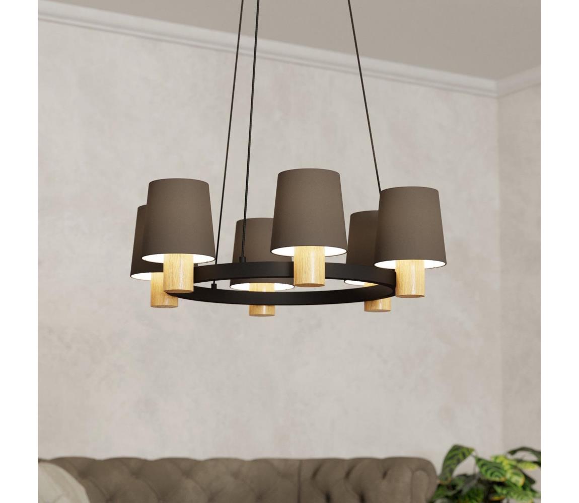 Lustră pe cablu EDALE 6xE27/40W/230V Eglo 43781