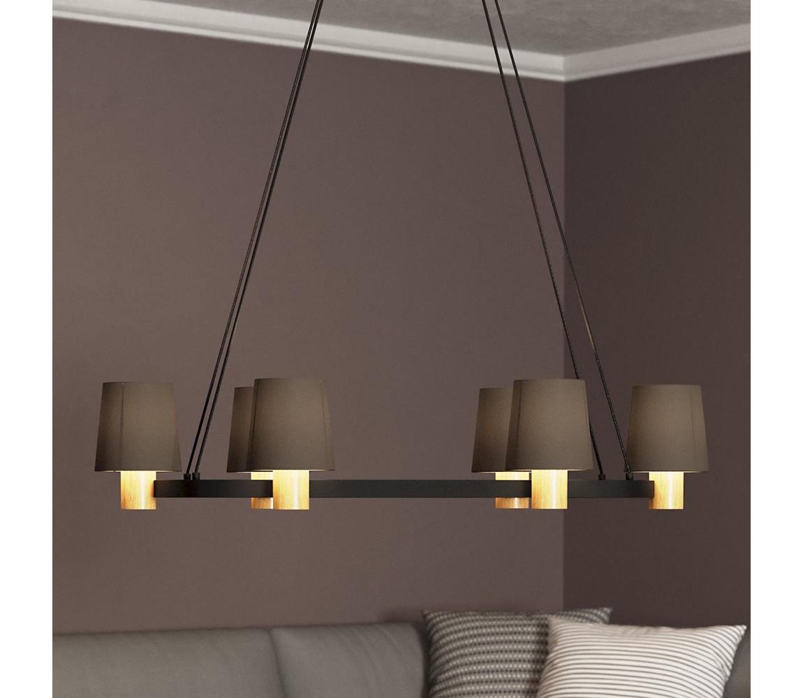 Lustră pe cablu EDALE 6xE27/40W/230V Eglo 43782