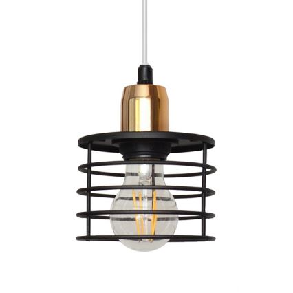 Lustră pe cablu EDISON 3xE27/15W/230V