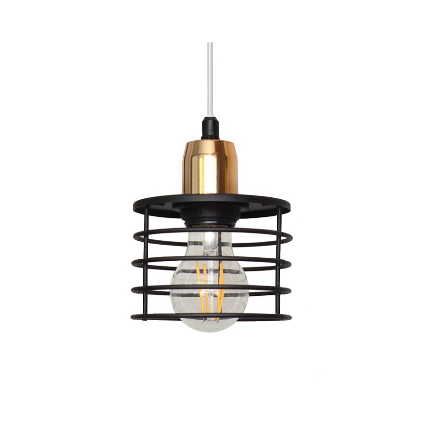 Lustră pe cablu EDISON 3xE27/15W/230V