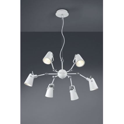 Lustră pe cablu EDWARD 6xE14/40W/230V Trio