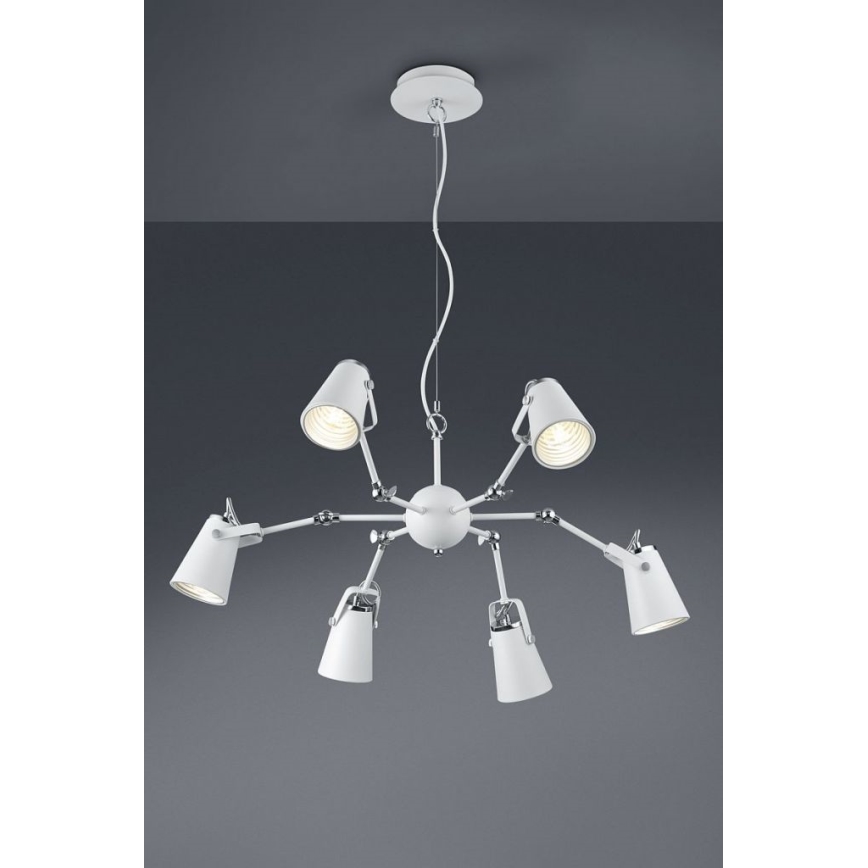 Lustră pe cablu EDWARD 6xE14/40W/230V Trio