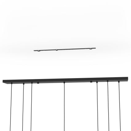 Lustră pe cablu Eglo 7xE14/40W/230V auriu/negru